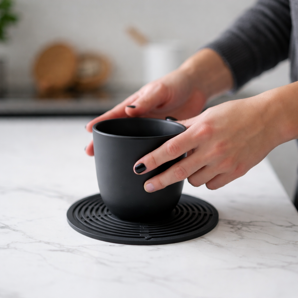 Bolsa, posavasos de silicona