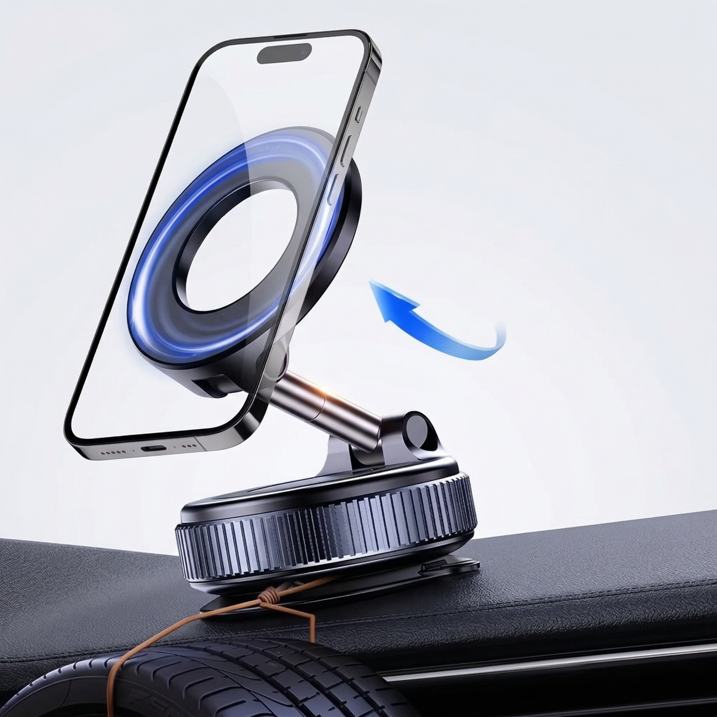 Soporte de Coche 2026: Ultra-Estable con Bloqueo Mecánico