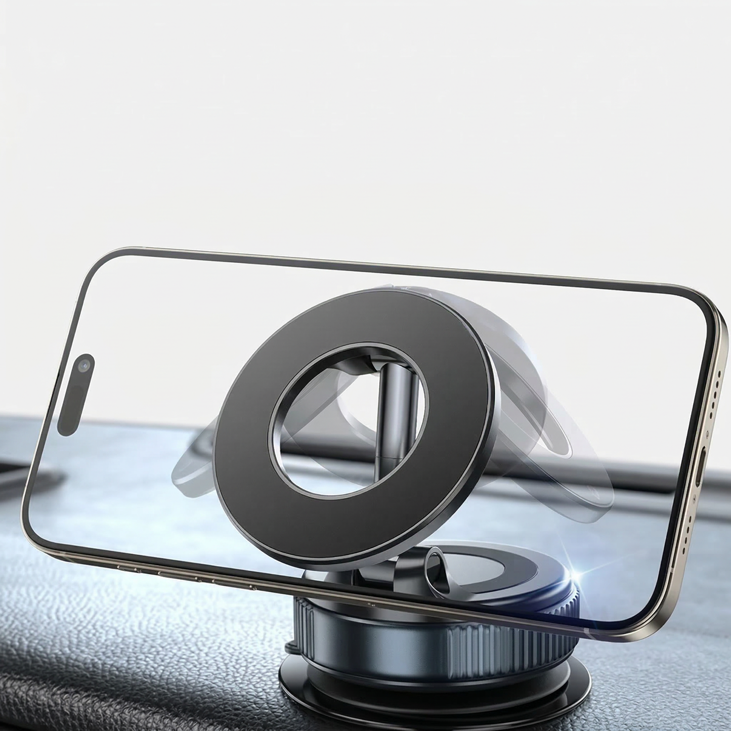 Soporte de Coche 2026: Ultra-Estable con Bloqueo Mecánico